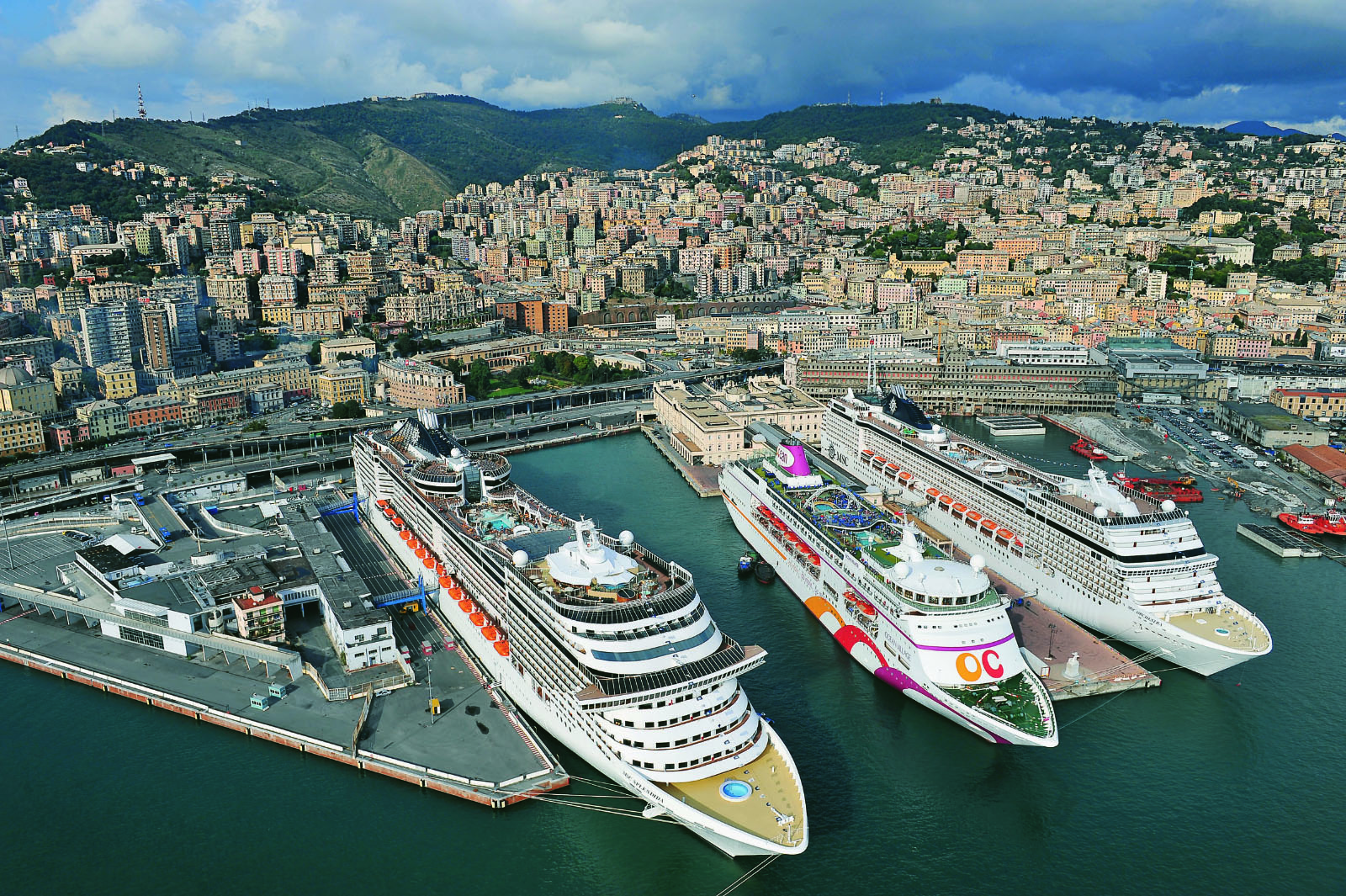 The Port of Genoa (top view)